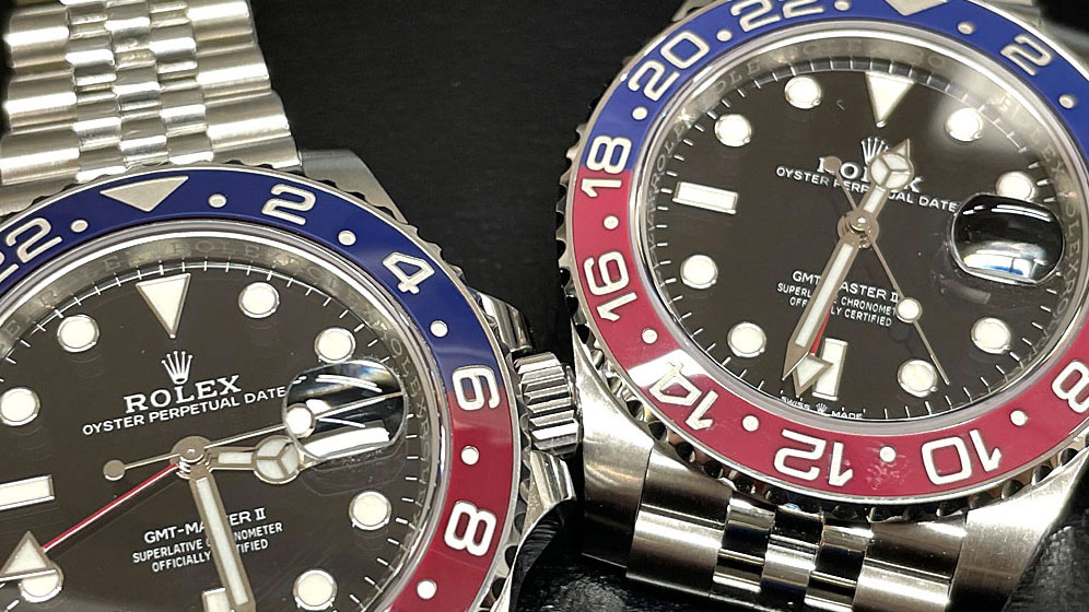 ロレックス GMTマスターツー 126710BLROマークワンベゼル記事