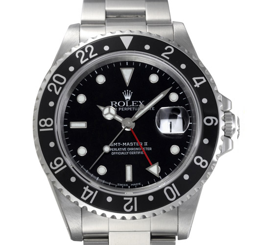 ロレックス 買取強化モデル GMTマスターII Ref.16710黒ベゼル